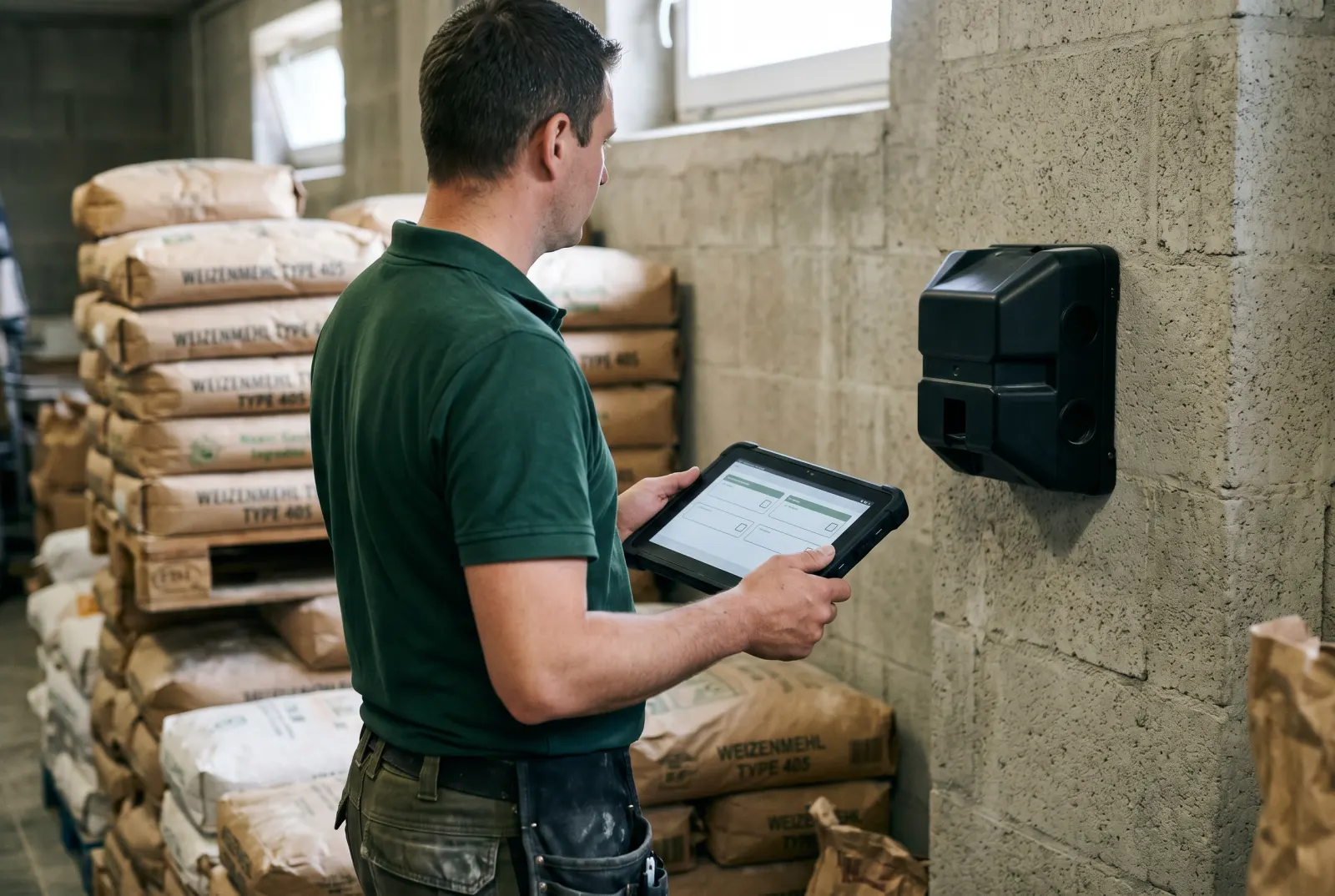 HACCP-Dokumentation per Tablet im Lager